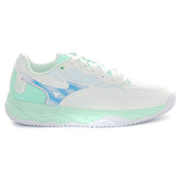 Scarpa da Tennis Donna Mizuno Wave Enforce Court CC Bianco Blu | NonSoloSport