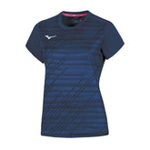 T-Shirt Donna Mizuno Team Chiba Blu | NonSoloSport
