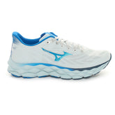 Scarpa da Running Uomo Mizuno Wave Sky 8 Bianco Blu | NonSoloSport