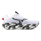 Scarpa da Running Mizuno Wave Rider 30 Bianco Nero | NonSoloSport