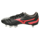 Scarpa da Rugby Uomo Mizuno Waitangi II CL Nero Rosso | NonSoloSport