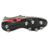 Scarpa da Rugby Uomo Mizuno Waitangi II CL Nero Rosso | NonSoloSport