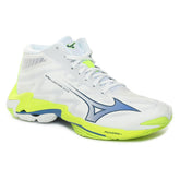 Scarpa da Pallavolo Donna Mizuno Wave Lightning Elite Mid Bianco Lime | NonSoloSport