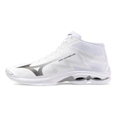 Scarpa da Volley Mizuno Wave Lightning Pro Mid Bianco Grigio | NonSoloSport