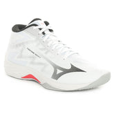 Scarpa da Volley Donna Mizuno Lightning Select Mid Bianco Nero Rosso | NonSoloSport