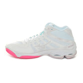 Scarpa da Volley Donna Mizuno Wave Voltage 2 Mid Bianco | NonSoloSport