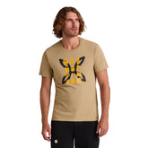 T-Shirt Uomo Montura Rock Painting Beige | NonSoloSport