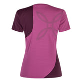 T-Shirt Donna Montura Mix Up Viola Bordeaux | NonSoloSport