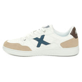Sneakers Uomo Munich Legit 115 Bianco Marrone Blu | NonSoloSport