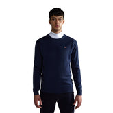 Maglione Uomo Napapijri Girocollo Lana Damavand Blu | NonSoloSport