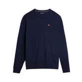 Maglione Uomo Napapijri Girocollo Lana Damavand Blu | NonSoloSport