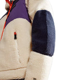 Napapijri Felpa Pile Yupik Uomo Bianco Blu Viola | NonSoloSport
