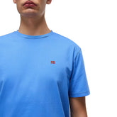 T-Shirt Uomo Napapijri Salis Blu | NonSoloSport