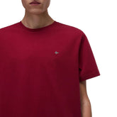 T-Shirt Uomo Napapijri Salis Bordeaux | NonSoloSport
