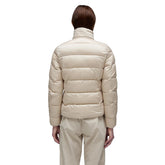 Piumino Donna Napapijri Aerons Rise Beige Argento | NonSoloSport