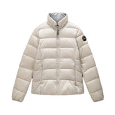 Piumino Donna Napapijri Aerons Rise Beige Argento | NonSoloSport