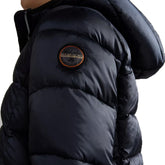 Giubbino Donna Napapijri New Aerons Full Zip Cappuccio Blu | NonSoloSport
