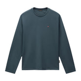 T-Shirt Manica Lunga Uomo Napapijri Salis Verde | NonSoloSport