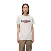 T-Shirt Uomo Napapijri Alymer Beige | NonSoloSport