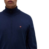 Maglione Uomo Napapijri Full Zip Decatur Nero | NonSoloSport