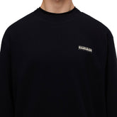Felpa Uomo Napapijri Small Box Nero | NonSoloSport