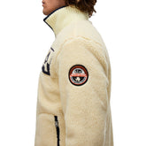 Felpa Pile Uomo Napapijri Archive Beige | NonSoloSport