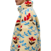 Felpa Pile Donna Napapijri Shima Beige Multicolor | NonSoloSport