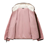Felpa Pile Donna Napapijri Yupik Rosa Bianco | NonSoloSport