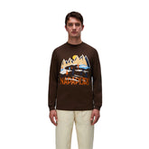 Maglia Uomo Napapijri Print Marrone Multicolor | NonSoloSport