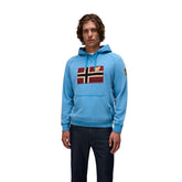 Felpa Uomo Napapijri Archive Azzurro | NonSoloSport