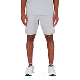New Balance Shorts Essentials Stacked Logo Uomo Grigio | NonSoloSport