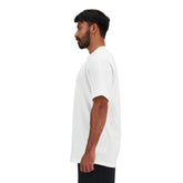 T-Shirt Uomo New Balance Athletics Bianco | NonSoloSport