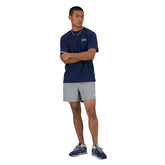T-Shirt Uomo New Balance Athletics Flocked Blue Navy | NonSoloSport