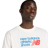 T-Shirt Uomo New Balance Athletics Premium Relaxed Chest Grigio | NonSoloSport