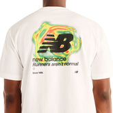 T-Shirt Uomo New Balance Heat Map Motion Bianco | NonSoloSport