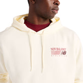 Felpa Uomo New Balance Reimagined Beige | NonSoloSport