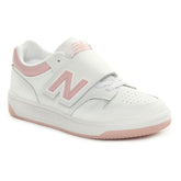 Sneakers Bambino New Balance 480 Court Bianco Rosa | NonSoloSport