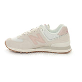 New Balance 574 Donna Bianco Rosa | NonSoloSport