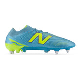 Scarpa da Calcio Uomo New Balance Tekela Elite Low Laced SG V5 Terreni Morbidi Azzurro Verde | NonSoloSport