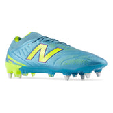 Scarpa da Calcio Uomo New Balance Tekela Elite Low Laced SG V5 Terreni Morbidi Azzurro Verde | NonSoloSport