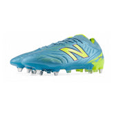 Scarpa da Calcio Uomo New Balance Tekela Elite Low Laced SG V5 Terreni Morbidi Azzurro Verde | NonSoloSport