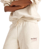 Pantalone Donna New Balance Trackside Beige | NonSoloSport