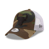 New Era Cappello A-Frame Trucker Chicago Bulls Verde Militare | NonSoloSport