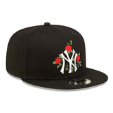 New Era Cappello 9FIFTY Snapback New York Yankees Flower Nero | NonSoloSport