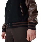 Giacca New Era Varsity Heritage Blu Marrone | NonSoloSport
