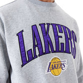 Felpa Newera Nba Arch Graphic Lakers Grigio | NonSoloSport