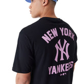 T-Shirt Uomo New Era Mlb Wordmark Ny Nero | NonSoloSport