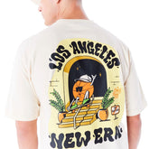 T-Shirt New Era Los Angeles City Graphic Beige | NonSoloSport