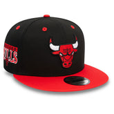 Cappello 950 New Era Chicago Bulls Colour Nero Rosso | NonSoloSport
