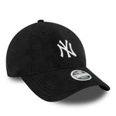 Cappello Donna New Era 940 New York Yankees Cosy Nero | NonSoloSport